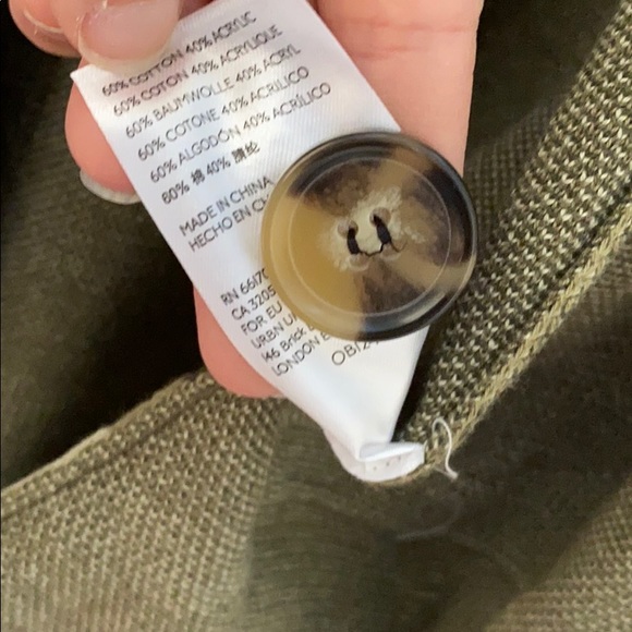 Anthropologie Maeve Kieran Camo Sweater Coat NWT S - Picture 5 of 7